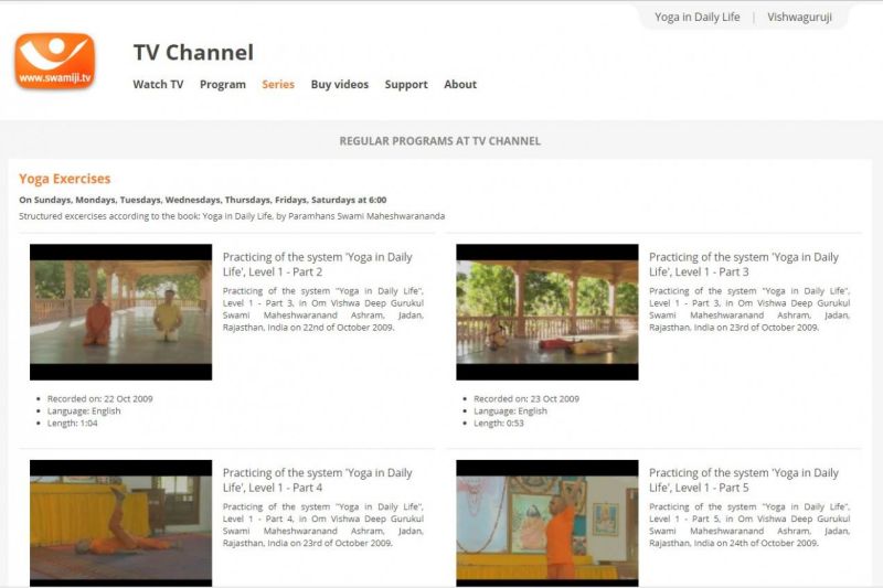 Watch Swamiji.tv